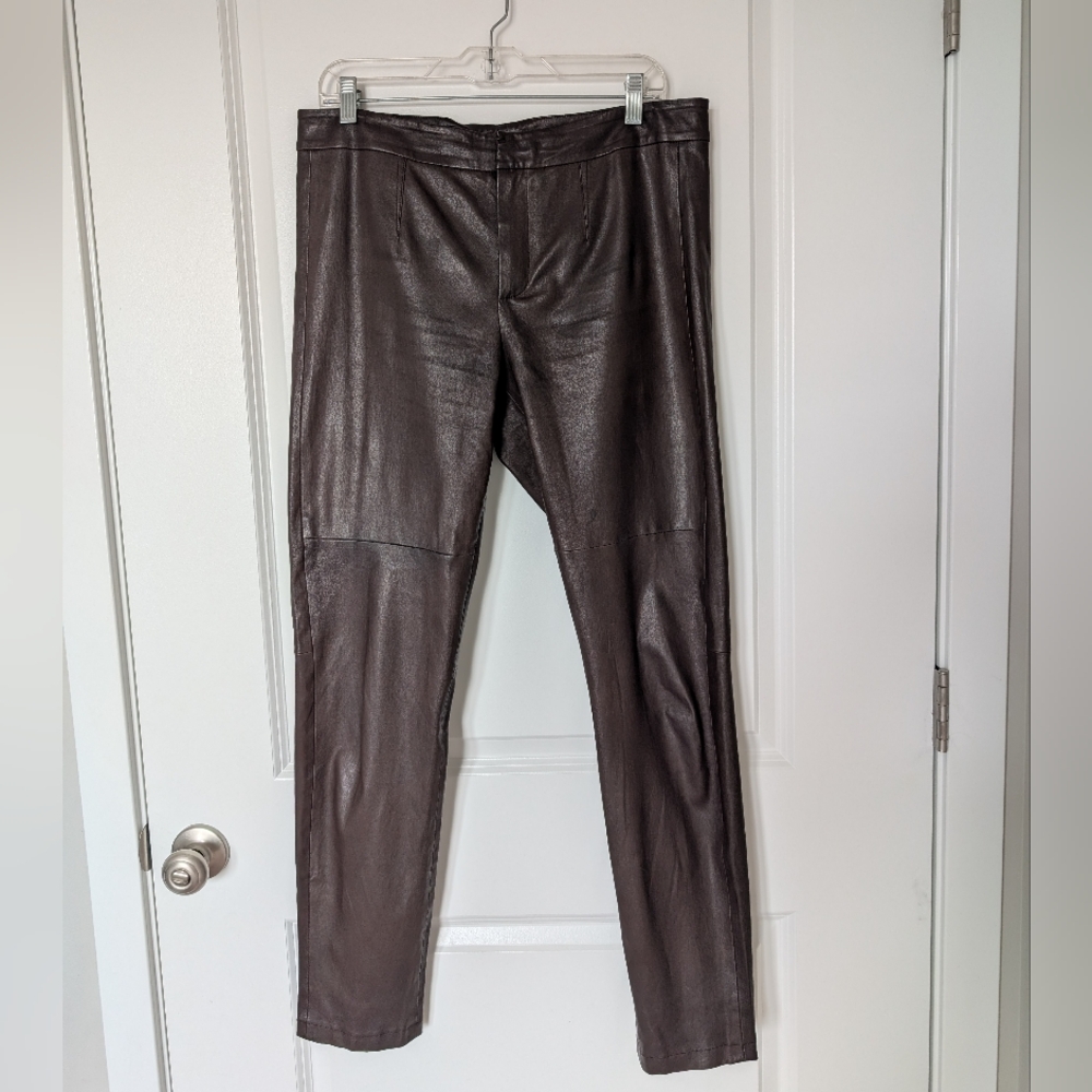 Vince Leather Pants - Picture 4 of 9